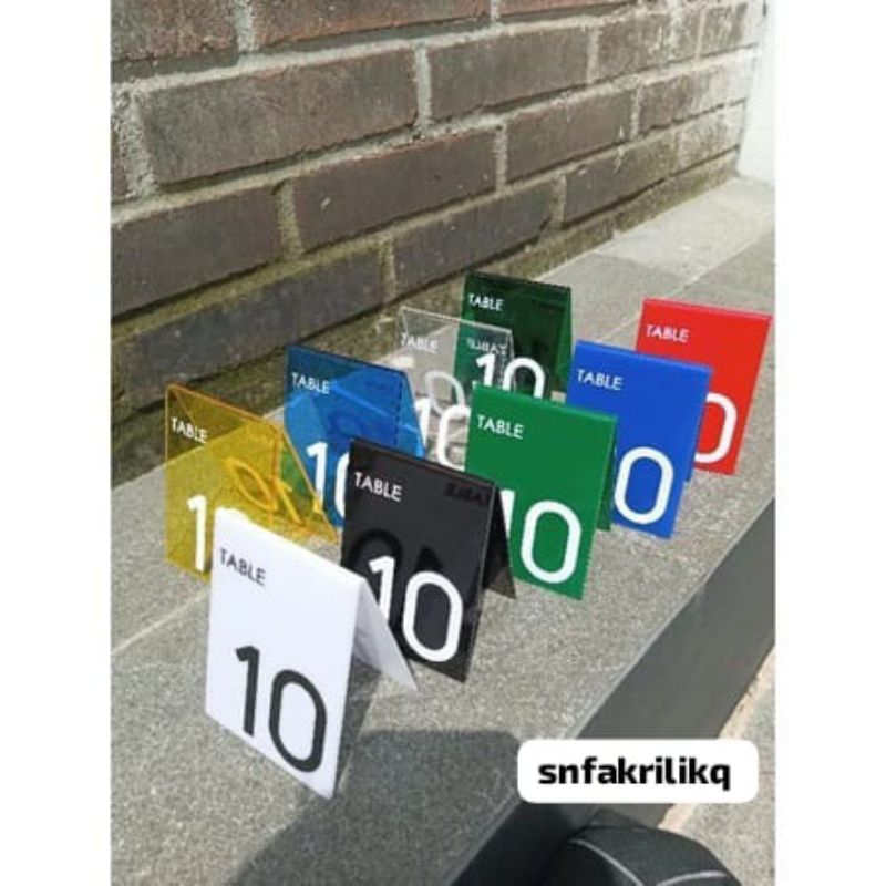 

nomor meja aktilil//nomor meja kafe//stand nomor meja//nomor meja bending