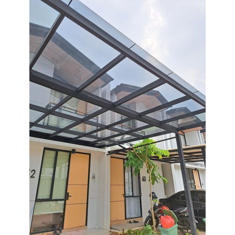 kanopi minimalis akrilik