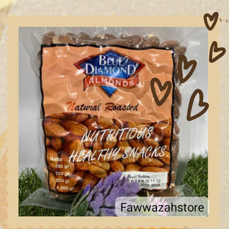 

Kacang Almond Panggang 250gr Roasted Almond