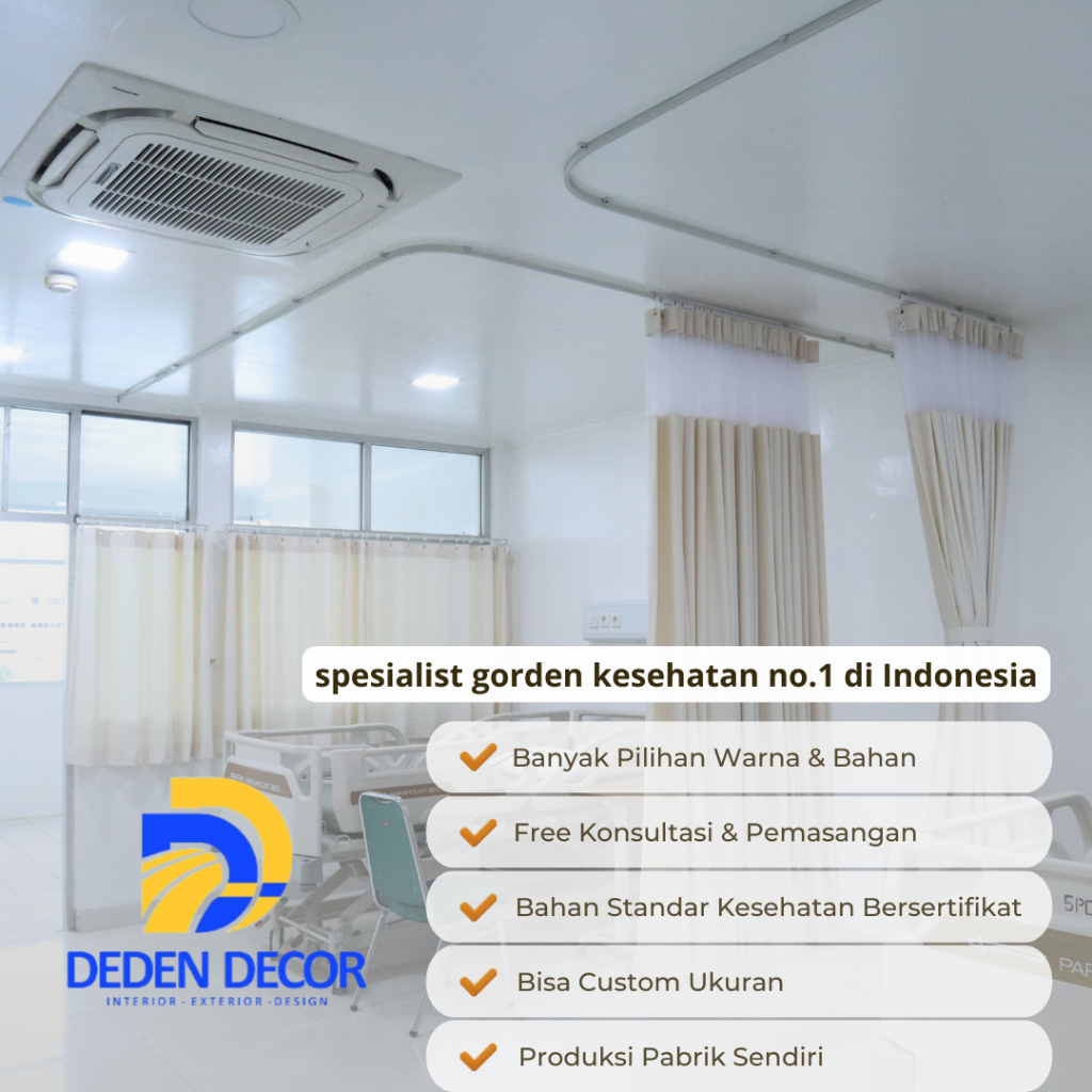 Pemesanan Rel Flexi Dnexs Elite - Rel Lengkung Gorden Rumah Sakit