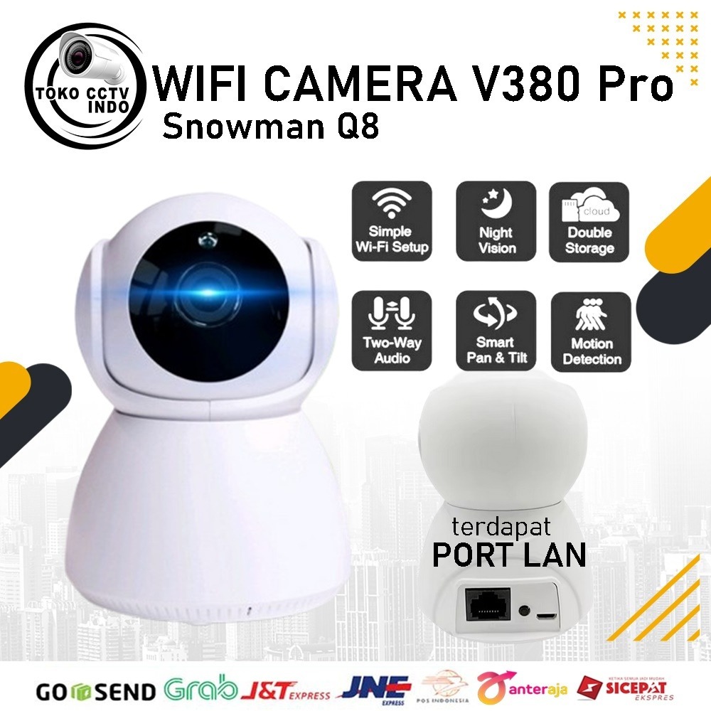 WIFI CAMERA V380 PRO SNOWMAN