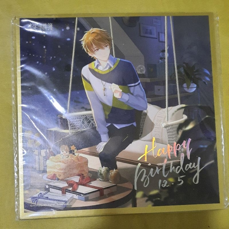 Tears of Themis official merch shikishi birthday Luke Pearce