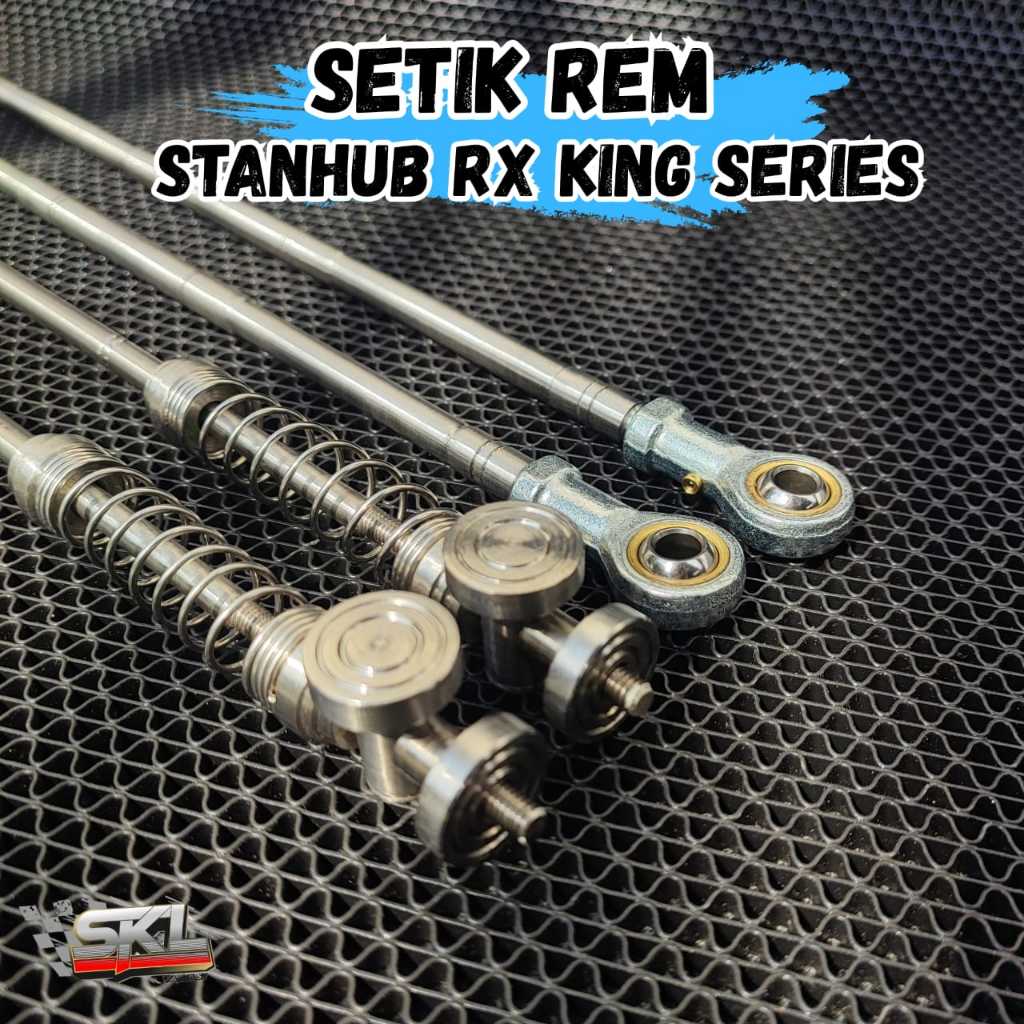 STIK REM STANHUB TUTUP TROMOL BELAKANG STAINLESS RX KING RX S RXK