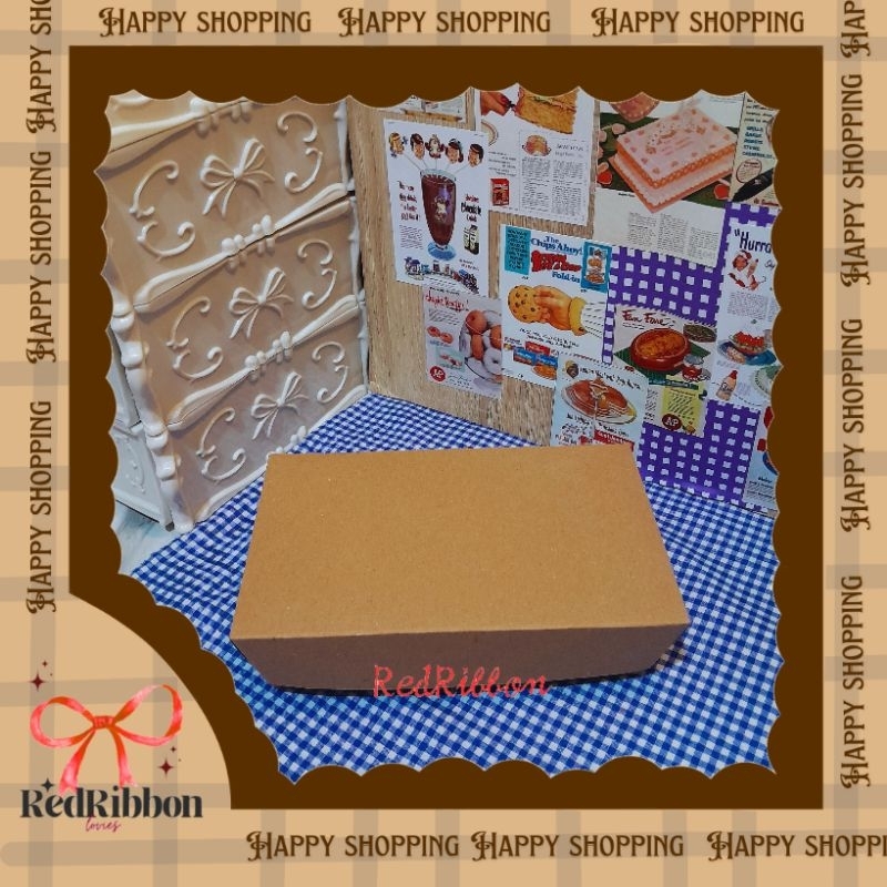 

(10pcs) Paper Lunch Box / Box Makan Jumat Berkah 18x11x5
