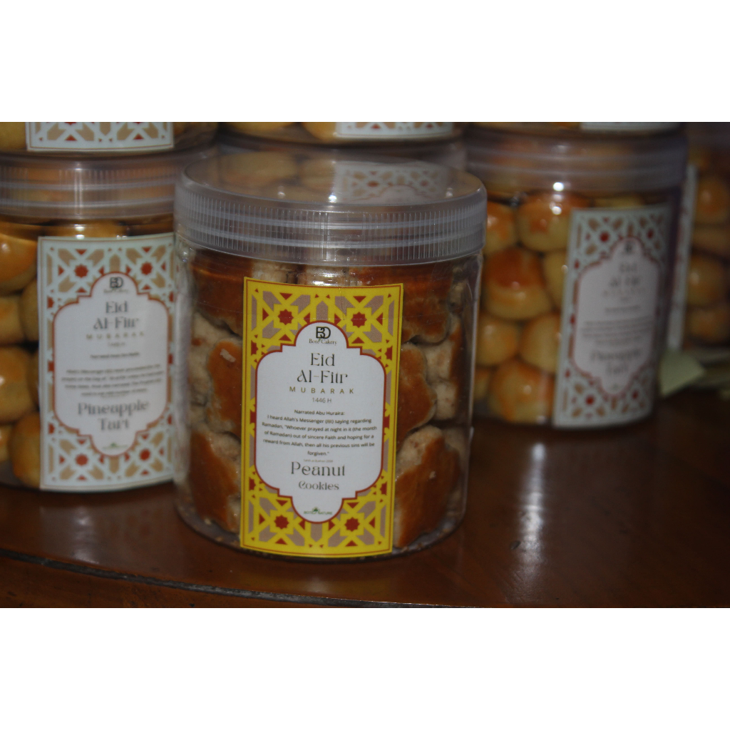 

BOTE CAKERY PEANUT COOKIES / KUE KACANG KEMASAN BOTOL 600 ML