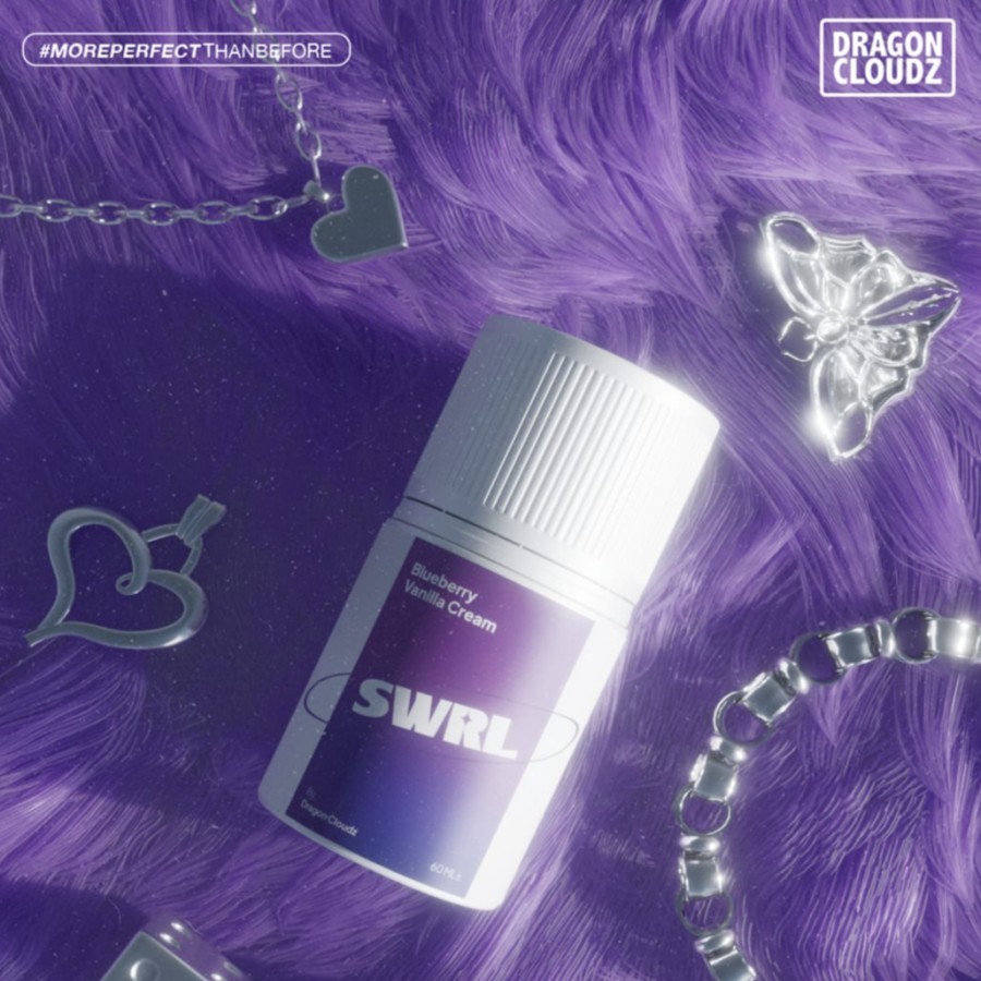 LIQUID SWRL BLUEBERRY VANILLA CREAM BY DRAGON CLOUDZ 3MG 6MG 60ML