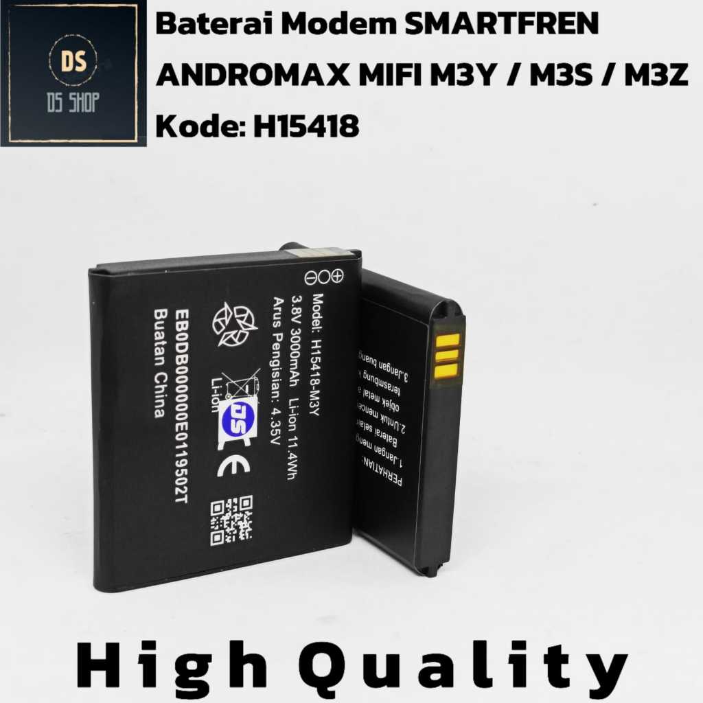 Baterai Smartfren Andromax Mifi Modem M3Y - M3Z - M3S H15418 Ori Original Double Power Batrai Batre
