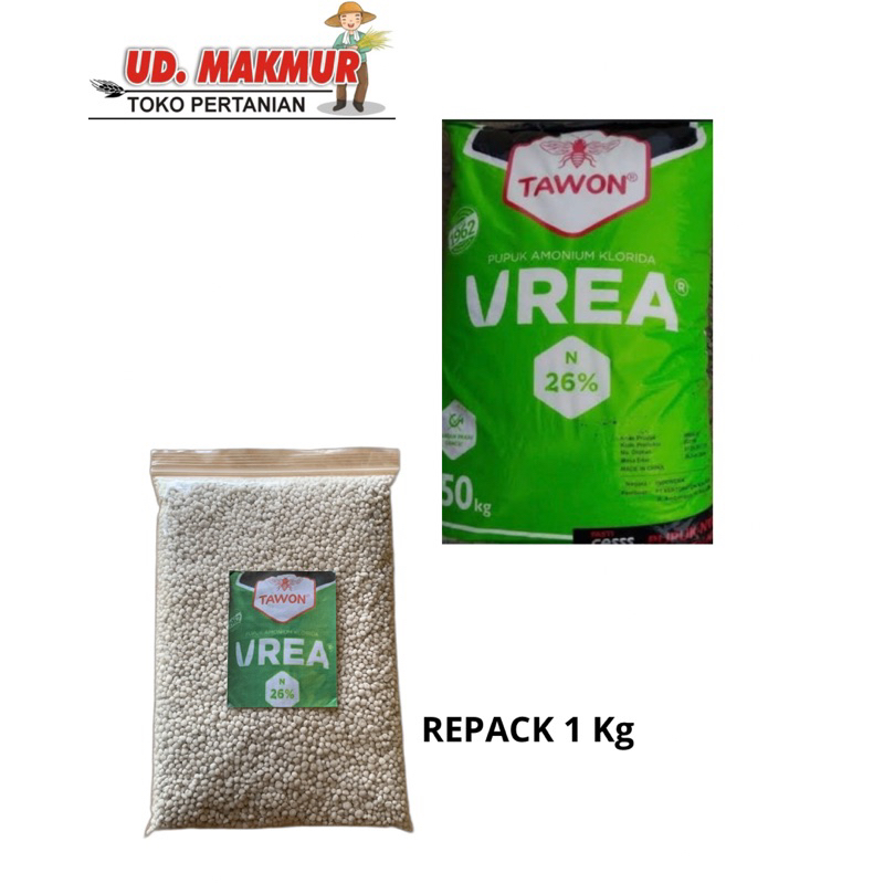 Pupuk Urea Tawon Granul Repack 1Kg Original