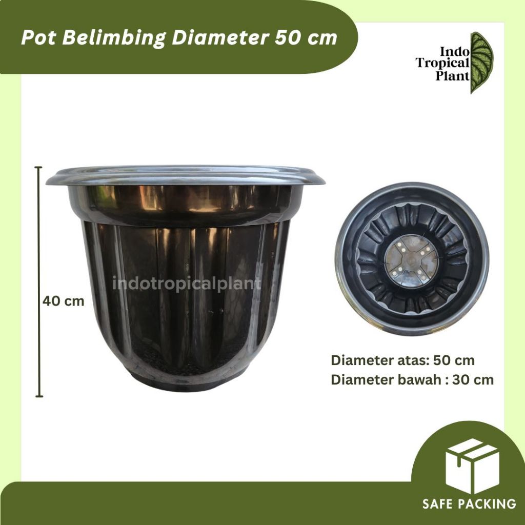 Pot Tanaman GMP Belimbing 50 cm / Pot Hiasan / Pot Ukuran 50 cm