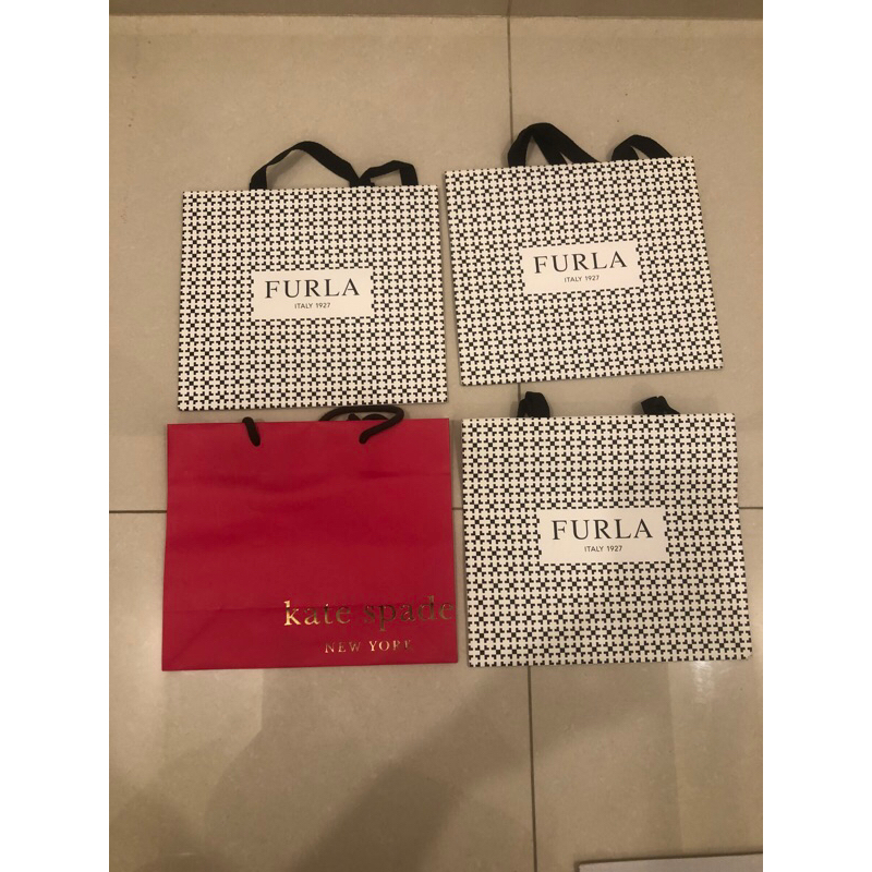 

paper bag branded kate spade n furla