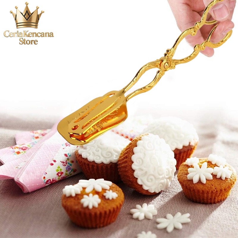 Capitan Kue Stainless Gold Vintage Capitan Gold Serbaguna Capitan Mini Capitan Gold