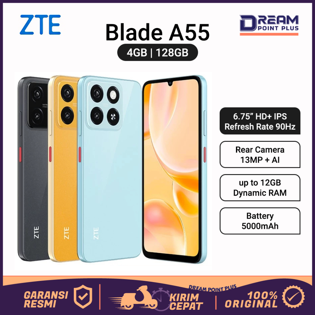 Nubia A56 4/128GB HP Android Murah Original 100% Hape 1 Jutaan Triple Camera Garansi Resmi