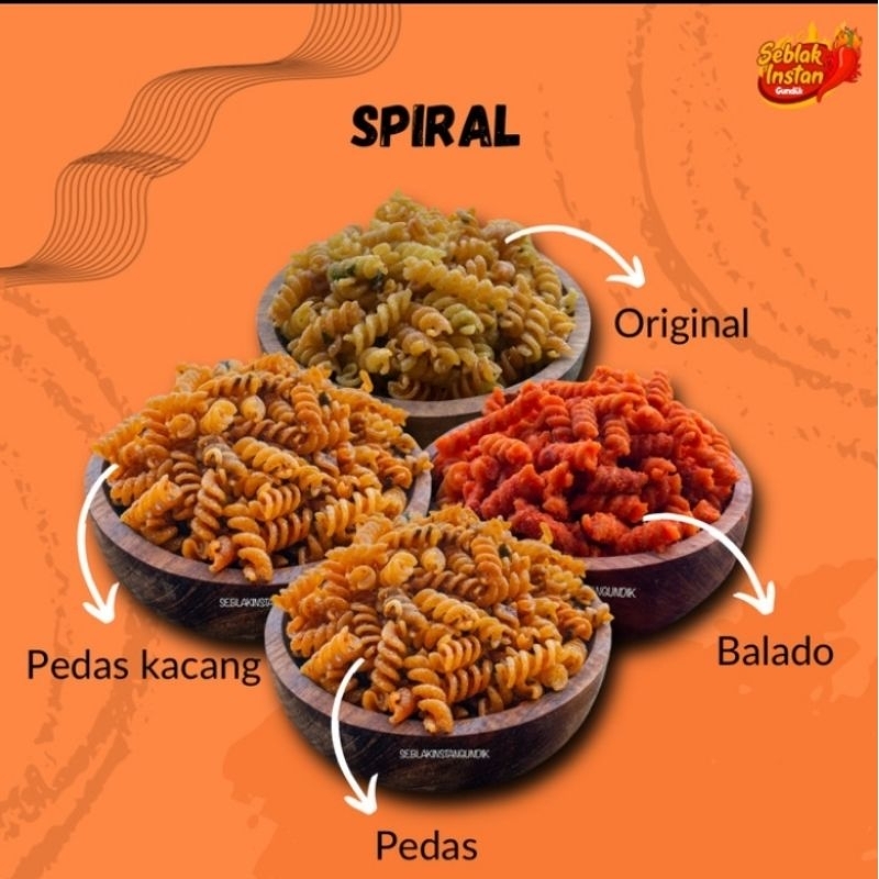 

spiral 250gram all varian mantap