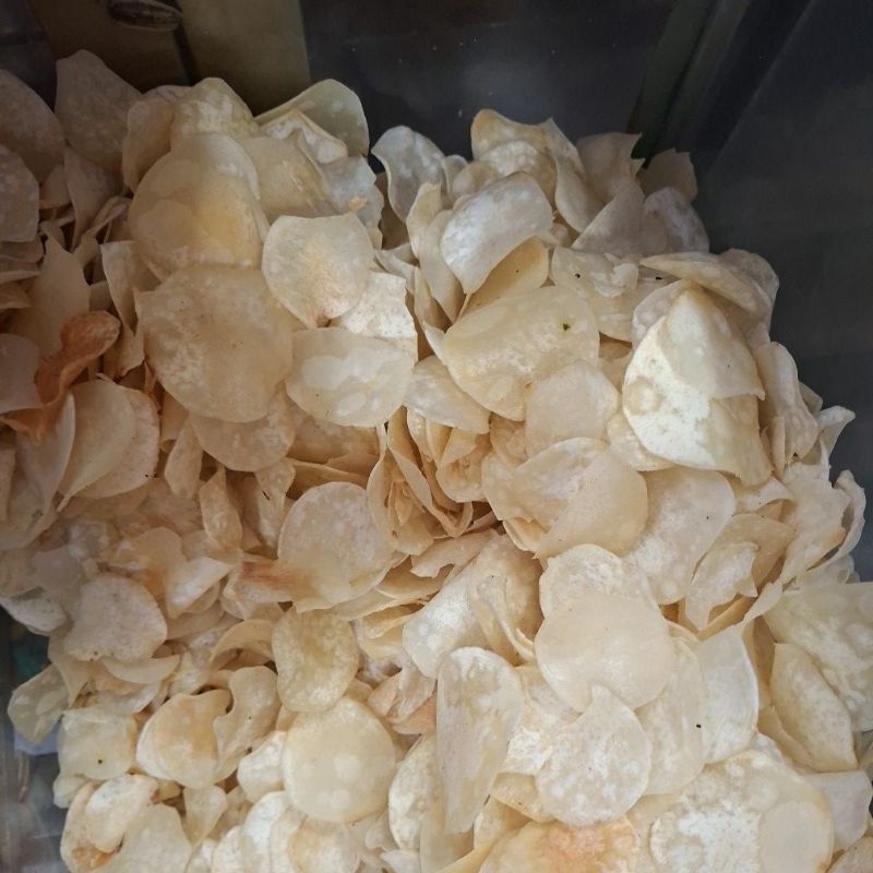 

Keripik Gothe Curah 100gram dijamin renyah enak Surya Indah Jombang