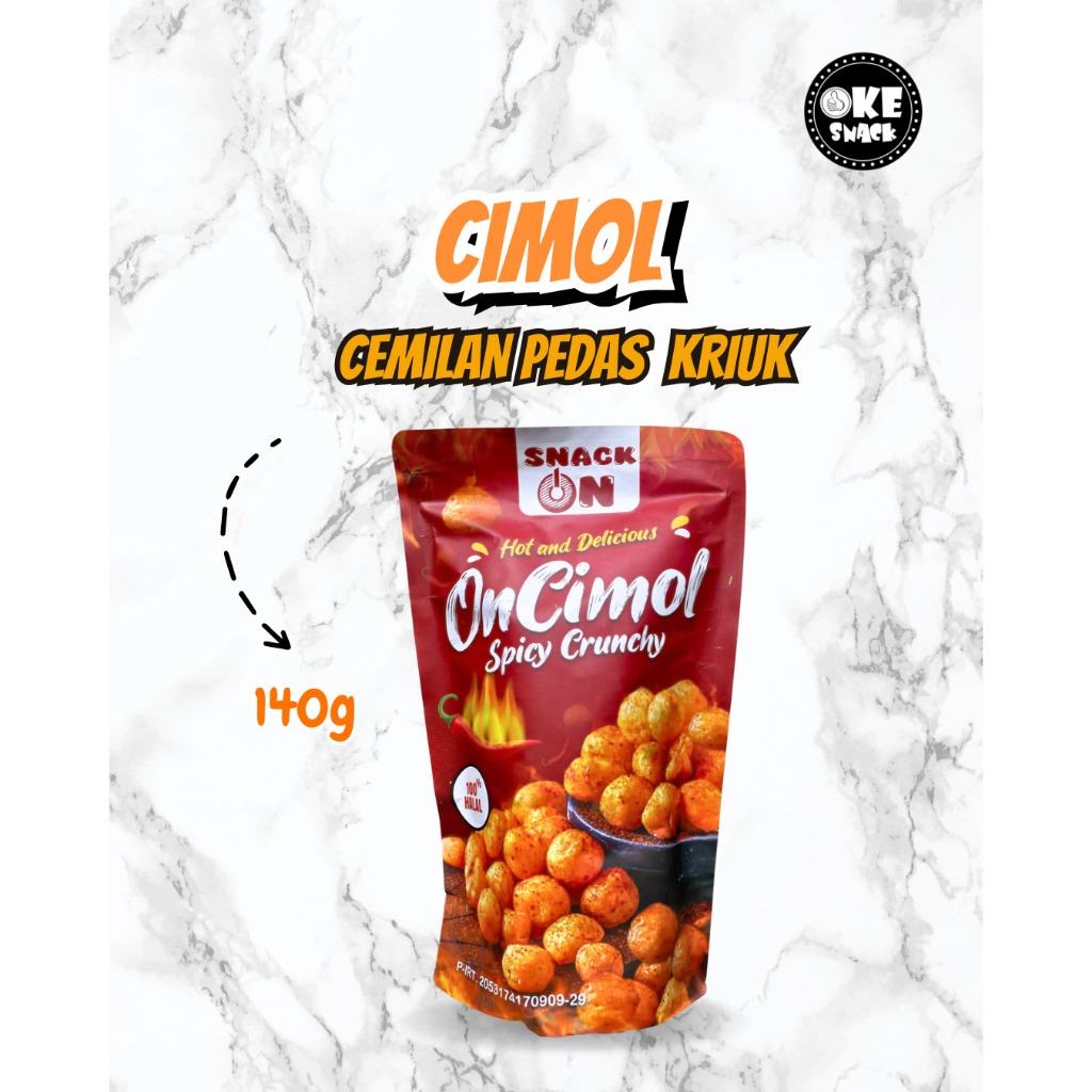 

Snack On Cimol Spicy Crunchy Cimol Kering 140gr