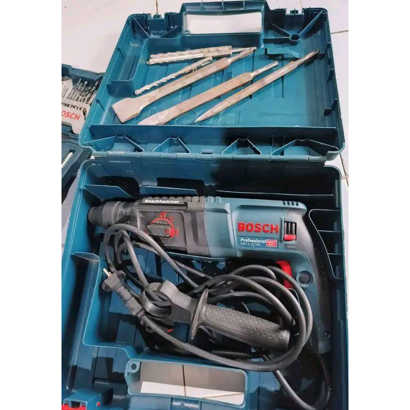 bor beton bobok 3 pungsi Bosch gbh 226 dre, fuel set mata dan box, seken normal tinggal pakai