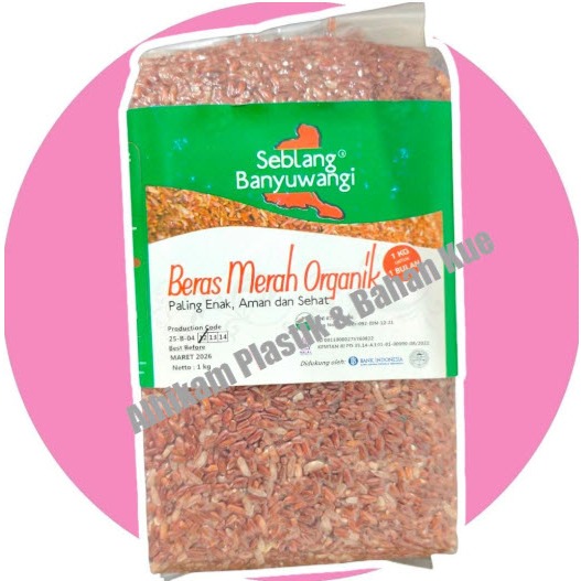 

BERAS MERAH ORGANIK - SEBLANG BANYUWANGI ORIGINAL 1KG