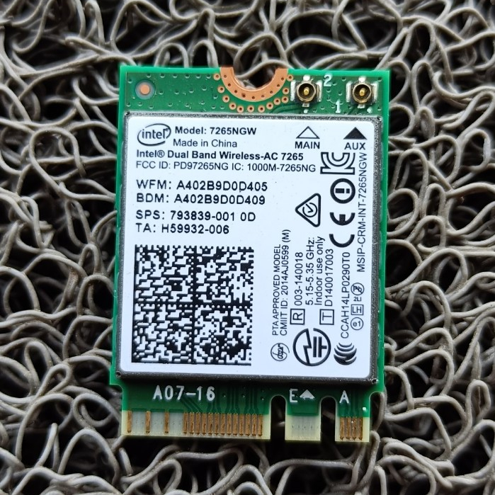 Wifi Card Wlan Card Acer Travelmate B117 B117-M B117-MP