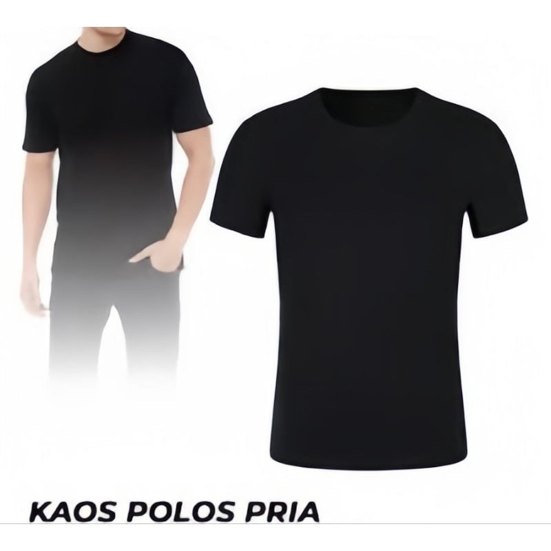 Kaos polos pria//CattonCombed
