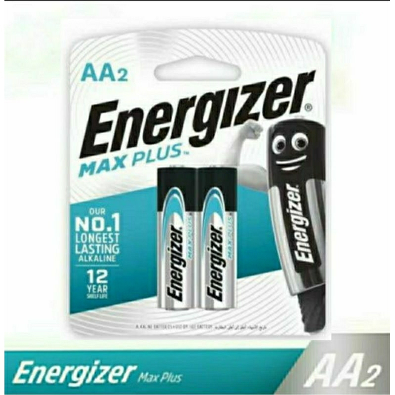 Energizer Max Plus 2pc Baterai AA A2