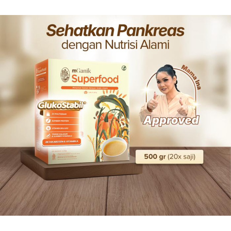 

QH Mganik Multigrain - Superfood untuk cegah Gula darah dan Kolesterol