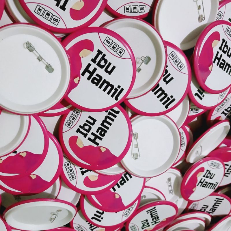 Pin Prioritas Ibu Hamil Untuk di Kendaraan & Tempat Umum