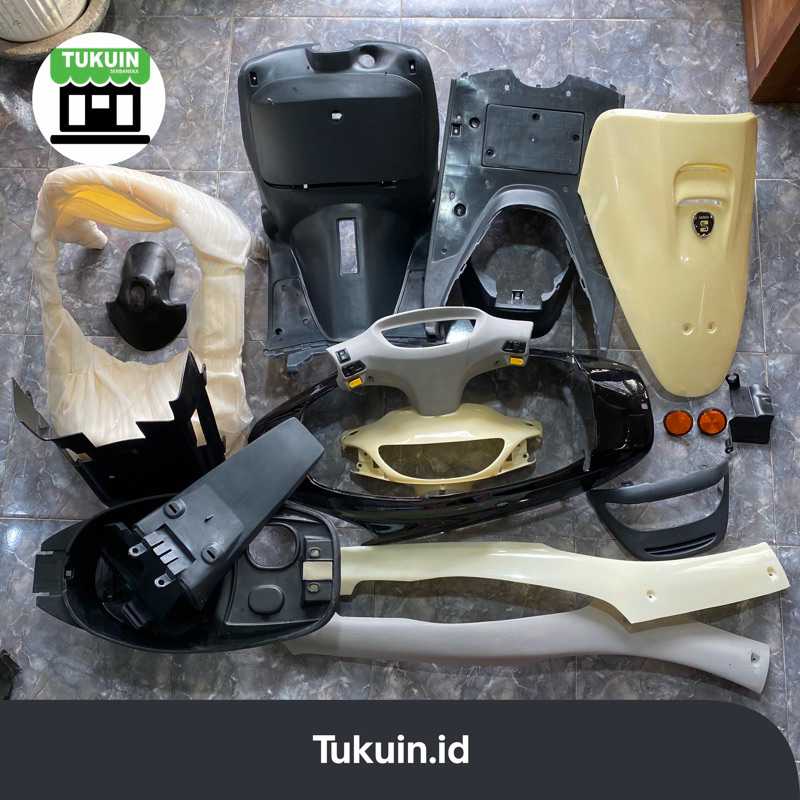 Body set sanex star qj50 / kasea 50 cc / Asia Star 50 cc , Baru warna random