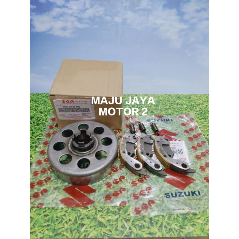 Mangkok ganda+kampas ganda suzuki smash 110 new smash 110 old.