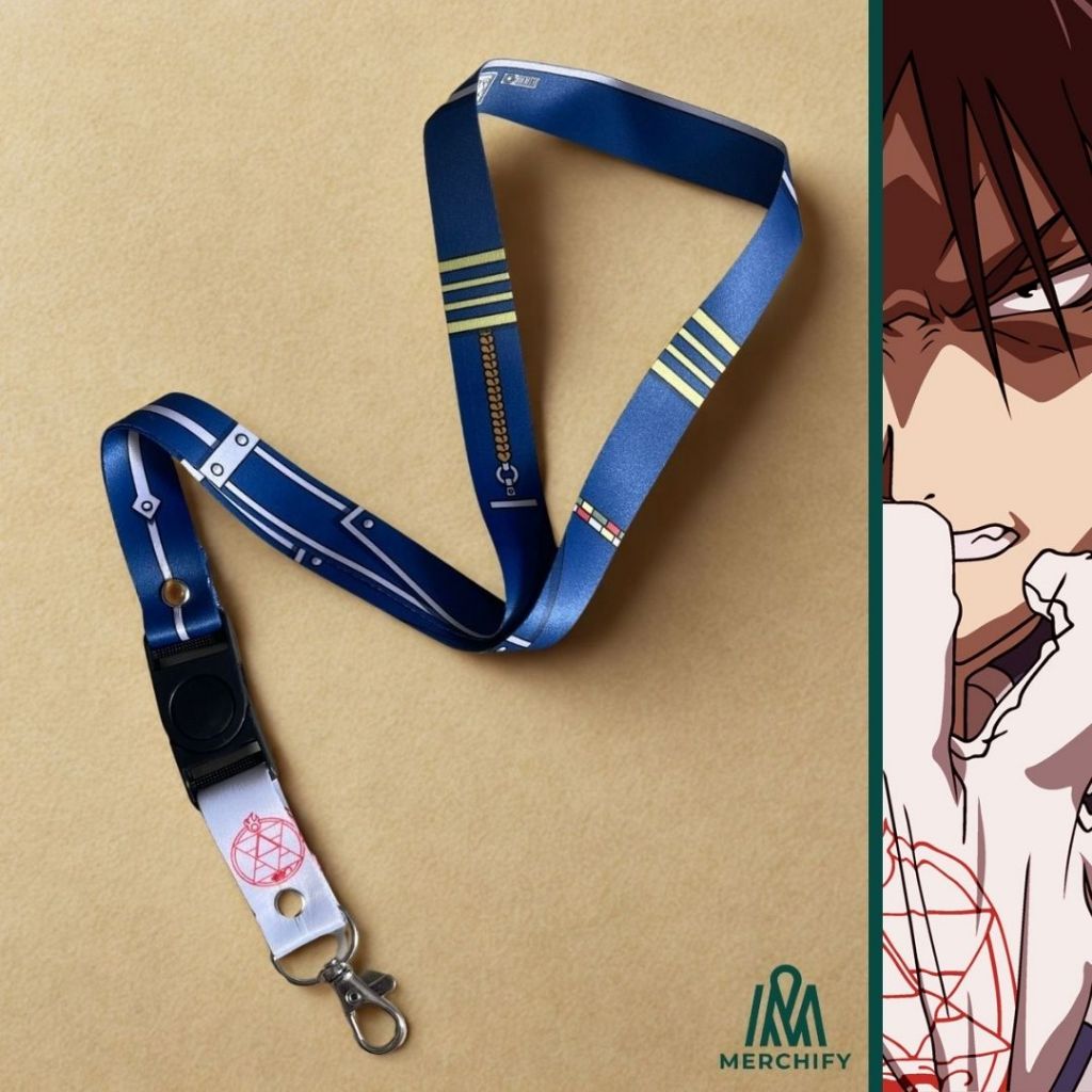 

Lanyard ROY MUSTANG Fullmetal Alchemist Anime Merchandise Tali ID Card (unofficial)