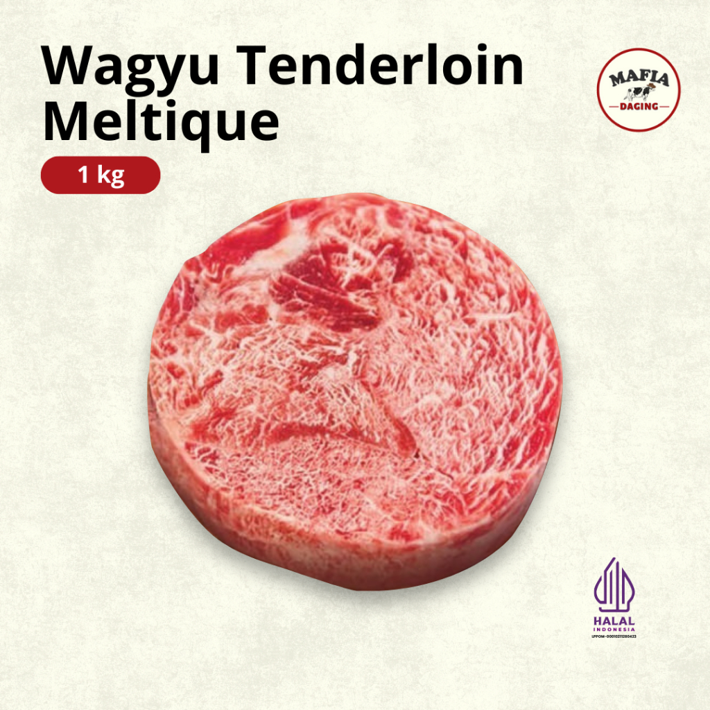 

Wagyu Tenderloin Meltique Steak Prime Cut 1 kg