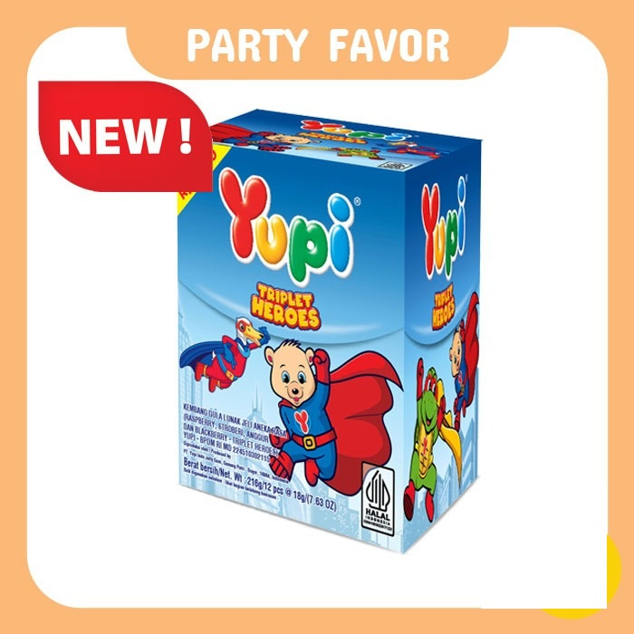 

YUPI 2000 TRIPLET HEROES DUS ( 12 BOX )