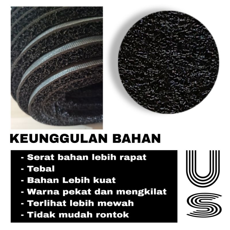 Karpet Motor Beat Karbu/Beat Lama/Karpet Motor/Karpet Bihun/Karpet Mie/Karpet Serabut Beat Karbu