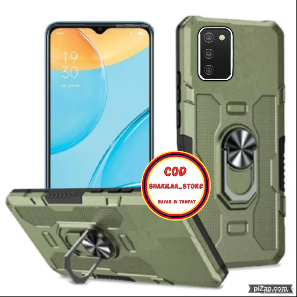 CASE SAMSUNG A03S KESING ROBOT HIT EYE RING-CASING HARD -STANDING ROBOT