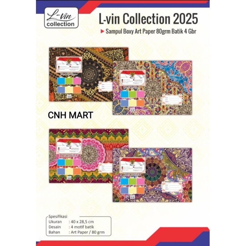 

Sampul Buku Batik Boxy 20 Lembar - Sampul Batik Boxy Tebal - Isi Kurang Lebih 20 Pcs