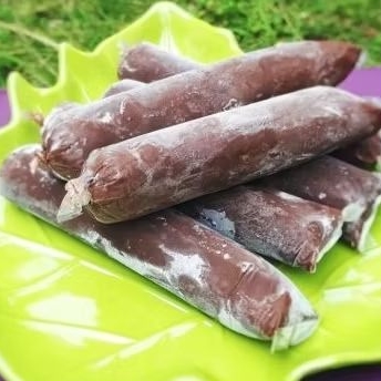 

Es lilin buah segar coklat