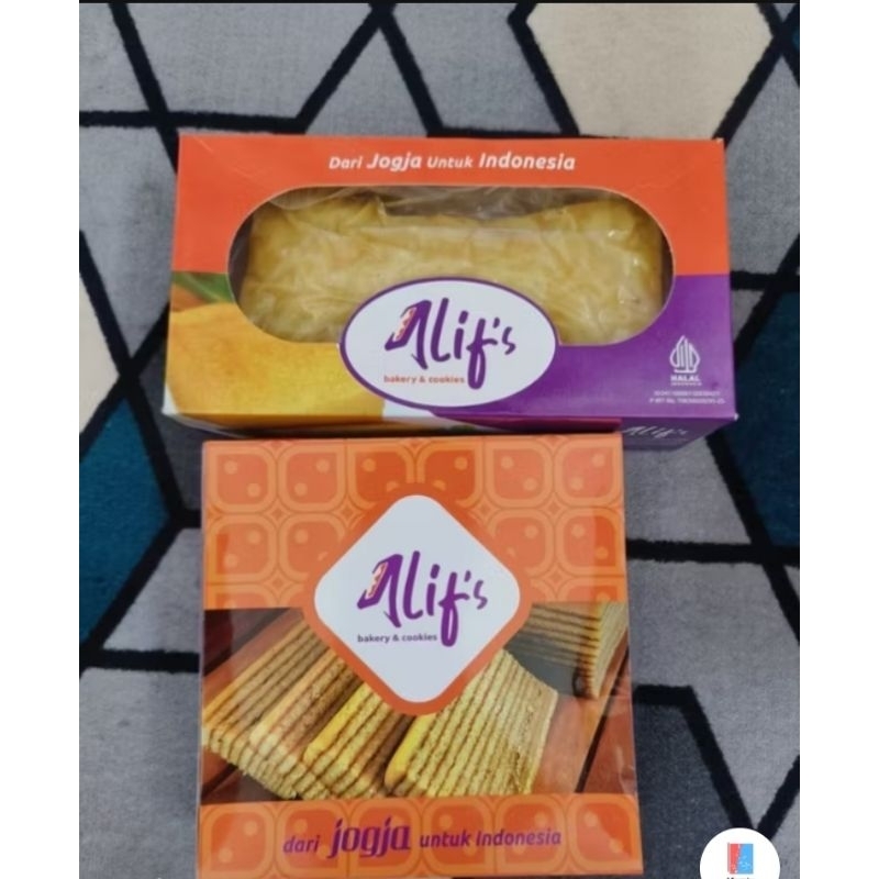 paket hemat lapis legit besar + Bika Ambon alif's bakery