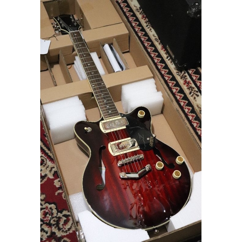 BRAND NEW GRETSCH STREAMLINER G2656 P90 BROWN STONE COLOR