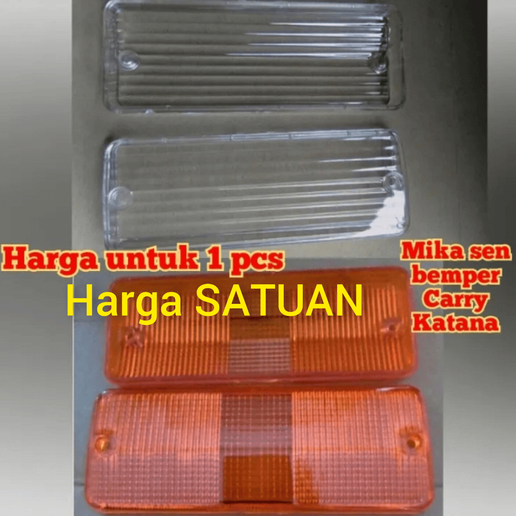 MIKA LAMPU SEN BEMPER MOBIL SUZUKI CARRY ST 100 1.0 EXTRA JIMNY KATANA MIKA KUNING / CRYSTAL TERLARI