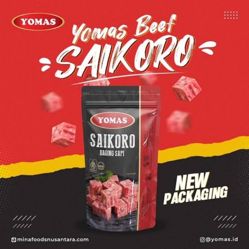 

Yomas Beef Saikoro 500gr