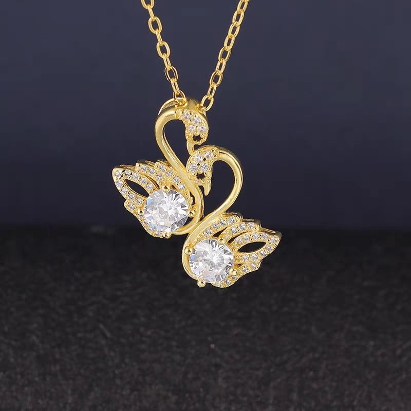 Kalung Titanium Wanita Import Model Angsa Terbaru Kalung Titanium Anti luntur Kekinian