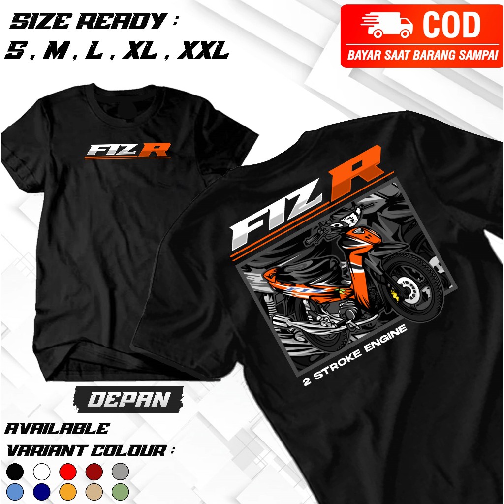KAOS FIZ R 2 STROKE ENGINE - BAJU YAMAHA FIZR 2 TAK LEGEND