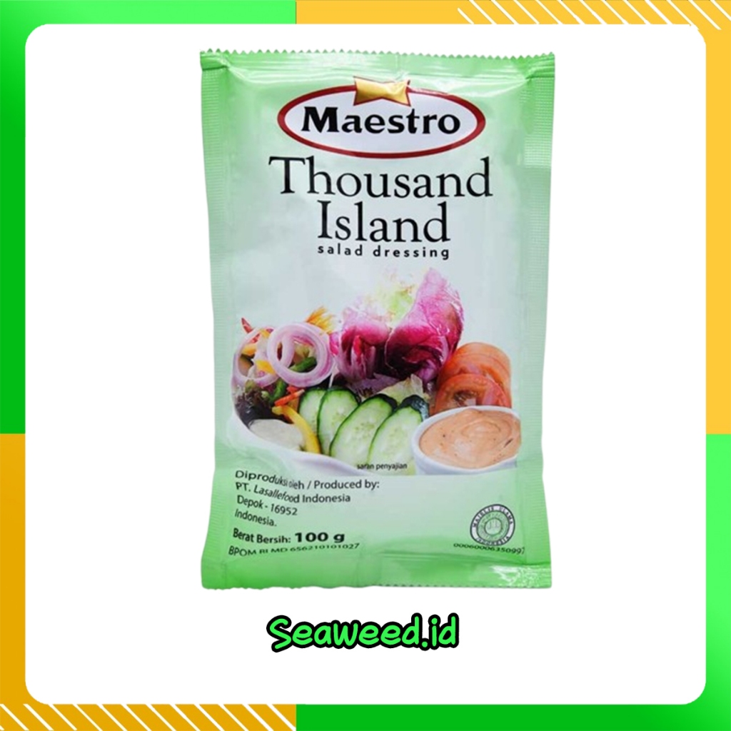 

Maestro Mayonnaise Thousand Island Sachet 100g