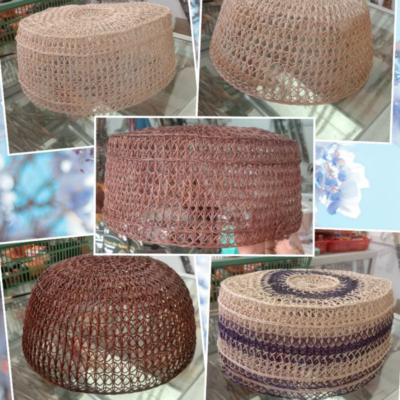 Songkok Peci Kopiah Rotan Asli Kalimantan (100%ORIGINAL)