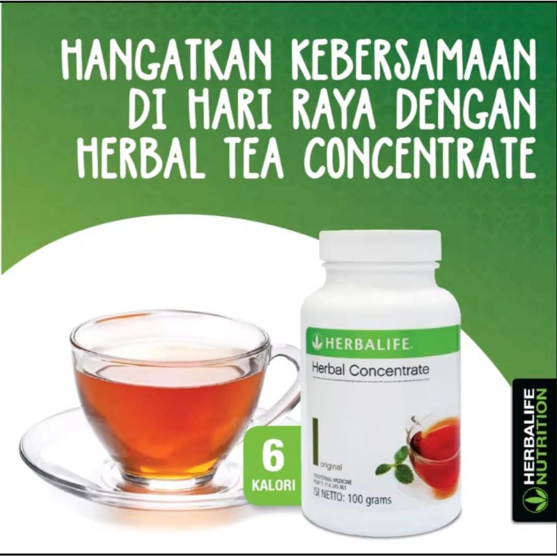 TEA HERBALIFE CONCENTRATE PEMBAKAR LEMAK PENURUN BERAT BADAN - TEH HERBALIFE original