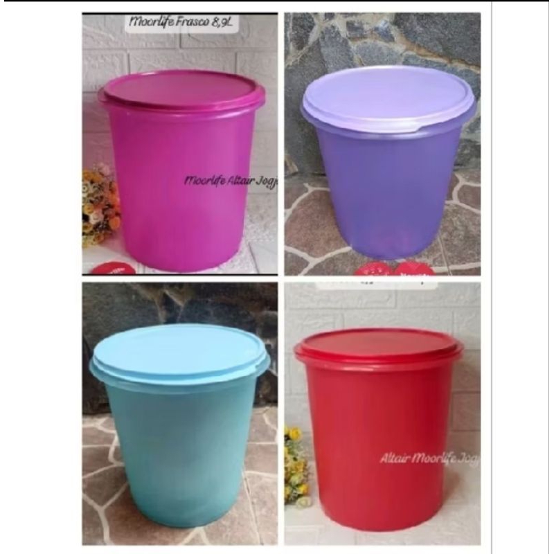 Stoples Giant canister Tupperware dan Frasco Moorlife