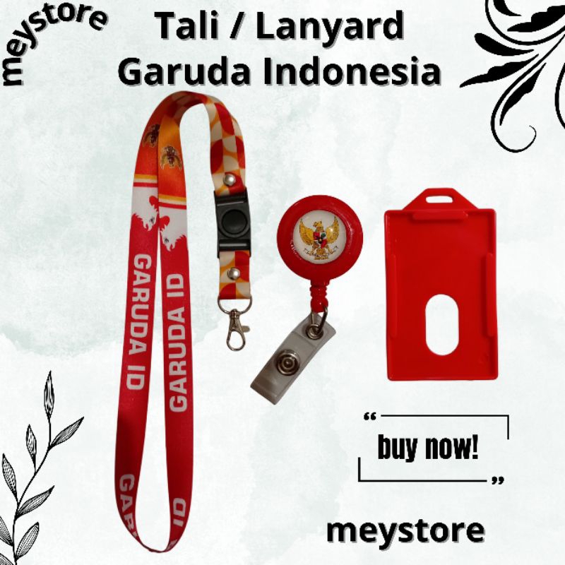 

READYYY Tali ID CARD / Lanyard GARUDA INDONESIA [STOCK MELIMPAH] Termurahhh Harga Grosir!