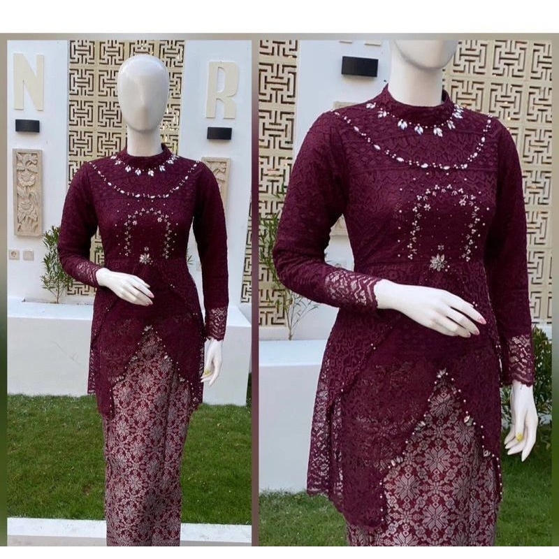 Tunik Fiona Payet/kebaya/atasan kebaya modern/kebaya Fiona payet