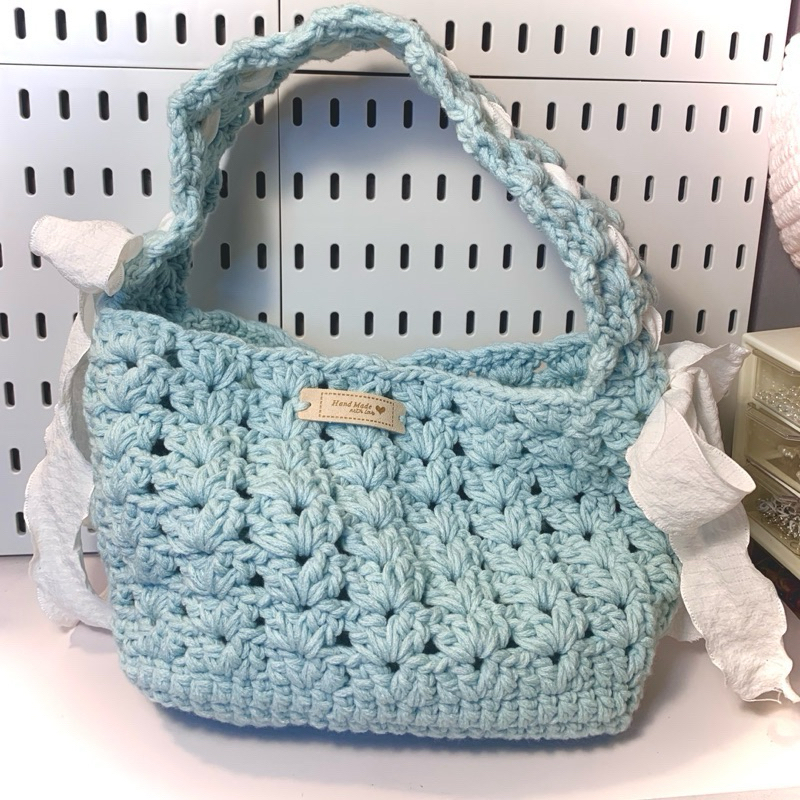 Tas rajut jaring premium