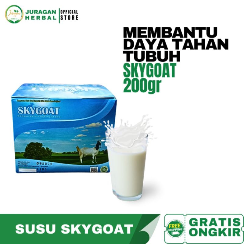 

Susu Kambing - SKYGOAT - Membantu Menjaga Daya Tahan Tubuh - 200 gram (10 Sachet)