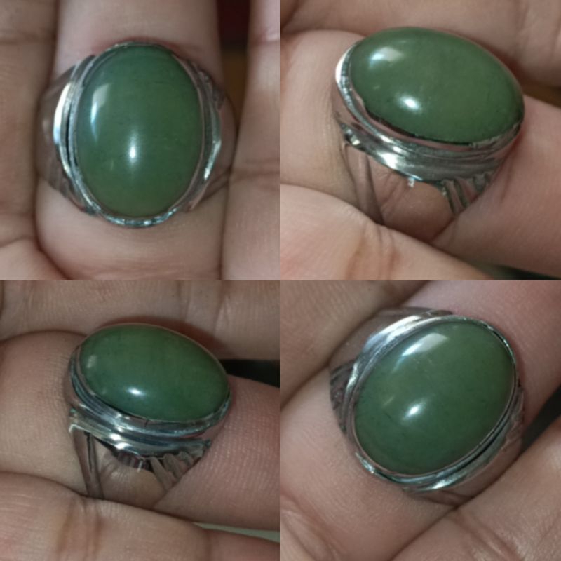 Natural Hejo Ijo Hijau Garut Bungbulang Semi Kristal - NTD